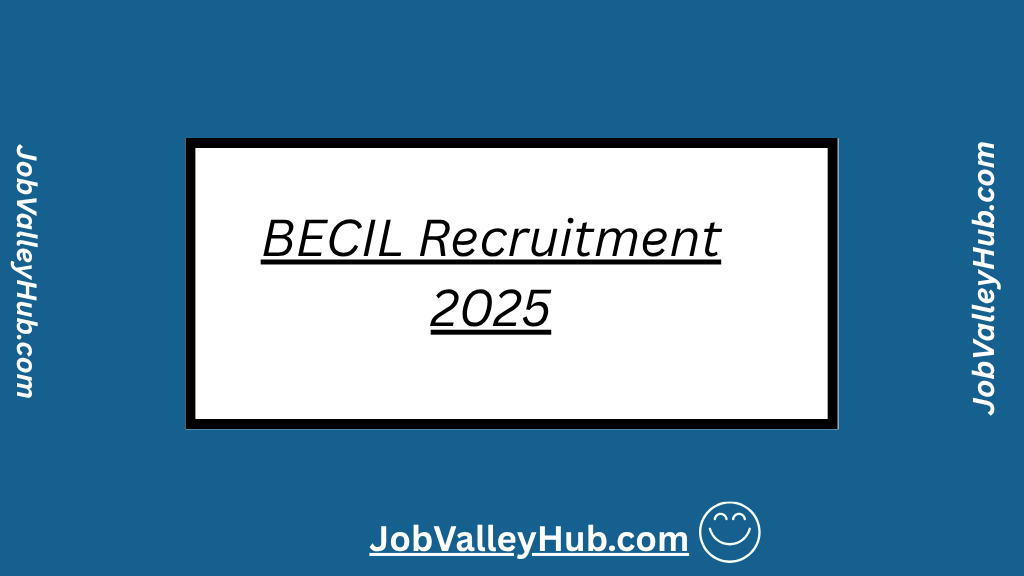 BECIL Recruitment 2025