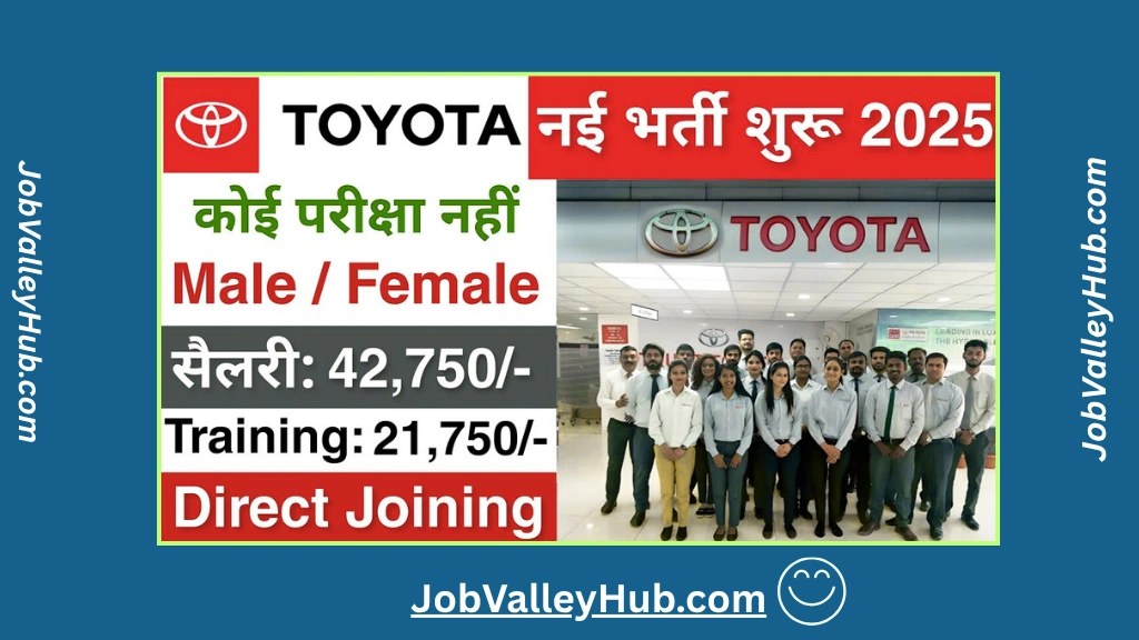 Toyota Motor Recruitment 2025