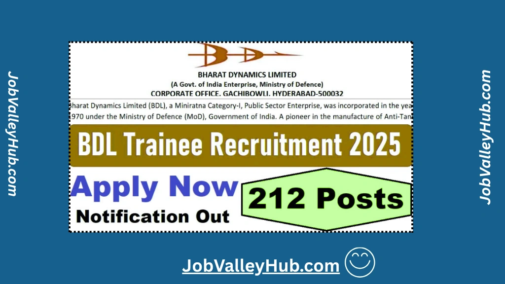 BDL Trainee Recruitment 2025