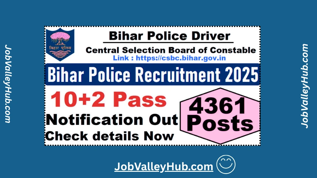 Bihar Police Driver Recruitment 2025