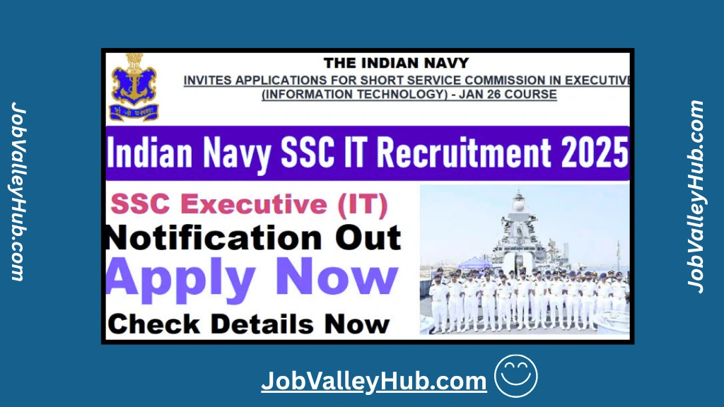 Indian Navy SSC IT Recruitment 2025