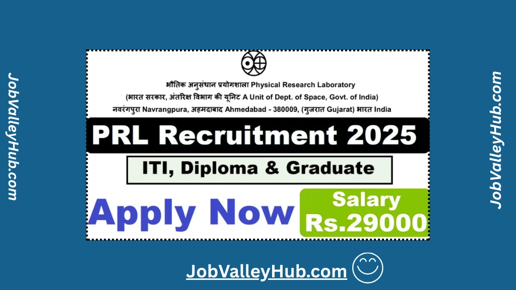 PRL Recruitment 2025