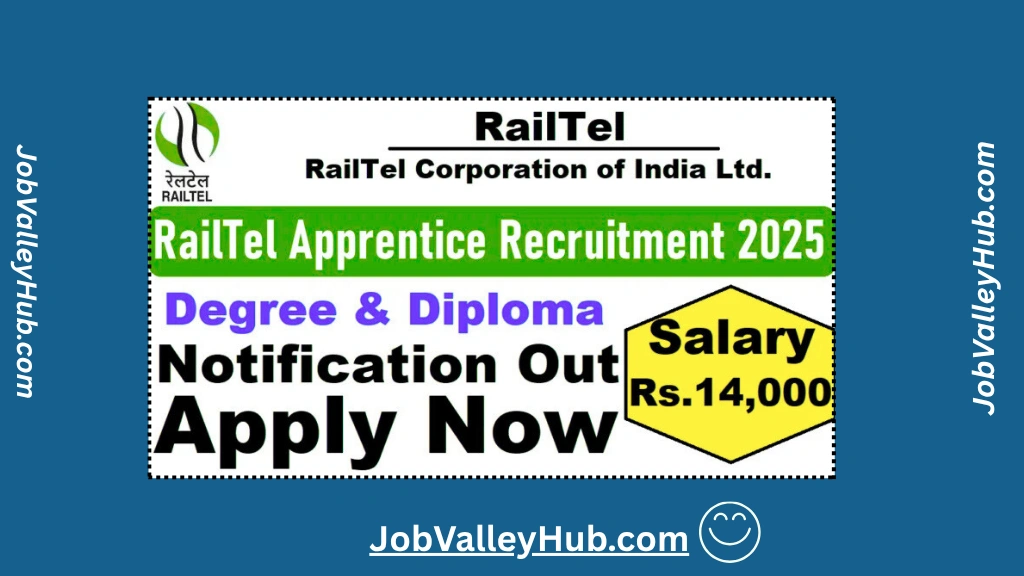 RailTel Apprentice Recruitment 2025