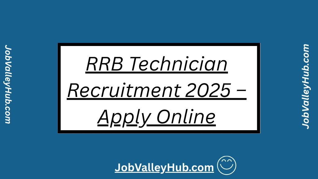 RRB Technician Recruitment 2025