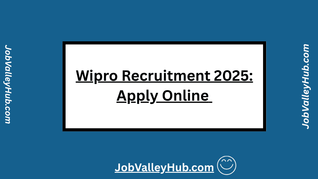 Wipro Recruitment 2025