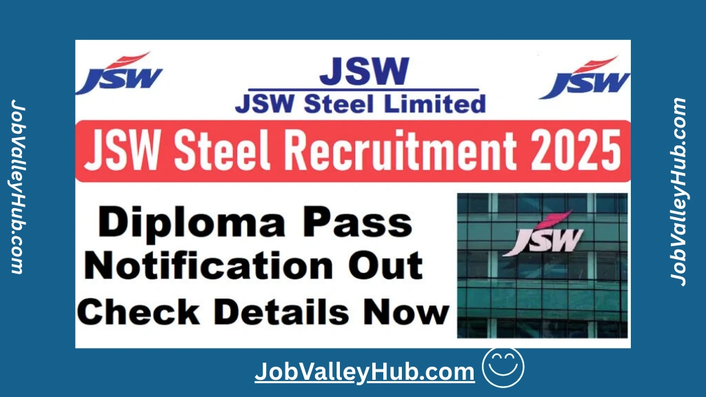 JSW Steel Recruitment 2025